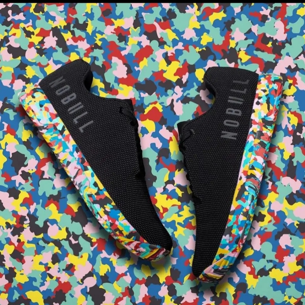 NOBULL FUN BLACK  CROSSTRAINIG TENNIS SHOE SIZE 6